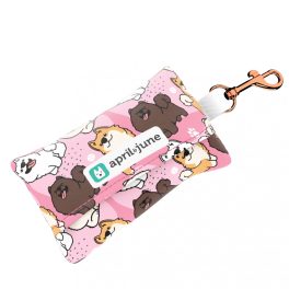 Spitz, pink - Poop bag holder - april & june