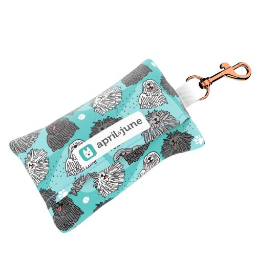 Puli, kék - Kutyakaki zacskó tartó - blue - april & june