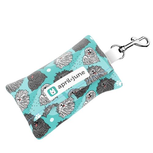 Puli, kék - Kutyakaki zacskó tartó - blue - april & june