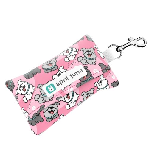 Pumi, rózsaszín - Kutyakaki zacskó tartó - pink - april & june