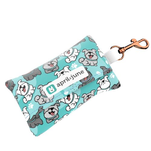 Pumi, kék - Kutyakaki zacskó tartó - blue - april & june