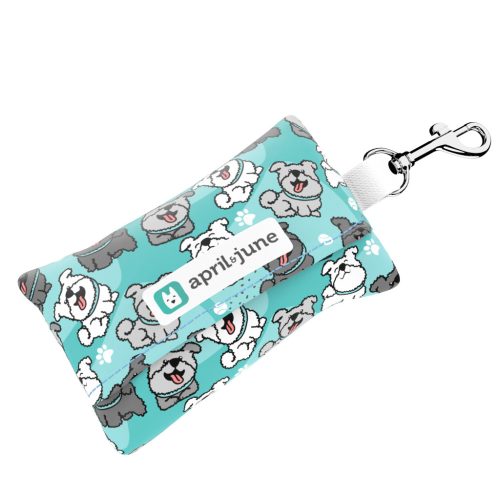 Pumi, kék - Kutyakaki zacskó tartó - blue - april & june