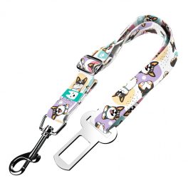 Pembroke Welsh Corgi, tricolor - Seat belt - april & june