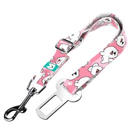 Samoyed, pink - Seat belt - april & june