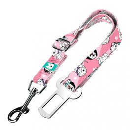 Dalmatian, pink - Seat belt - april & june