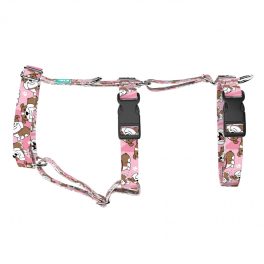 English Bulldog, pink - Safety Harness - april & june
