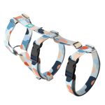 Pasztell kék és barack - Biztonsági Kutyahám és Macskahám - Pastel blue and peach - april & june