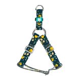 Méhecske mintás, kék - Belelépős Kutyahám -  Cute Kawaii Bees Blue - april & june