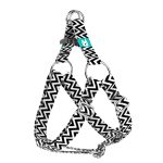 Black and White ZigZag - Step-in harness - april & june