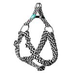 Black and White ZigZag - Step-in harness - april & june