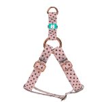 Black Hearts on Pink - Step-in harness - april & june