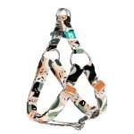 Pasztell, Oliva, Rózsaszín Kamuflázs - Belelépős Kutyahám - Pastel Pink Camouflage - april & june