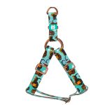 Dachshund, blue - Step-in harness - april & june