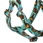 Dachshund, blue - Step-in harness - april & june