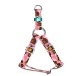 Dachshund, pink - Step-in harness - april & june