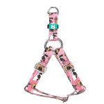 French Bulldog, pink - Step-in harness - april & june