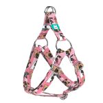 French Bulldog, pink - Step-in harness - april & june