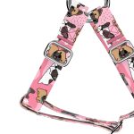 French Bulldog, pink - Step-in harness - april & june