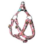 French Bulldog, pink - Step-in harness - april & june