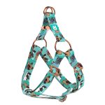 French Bulldog, blue - Step-in harness - april & june
