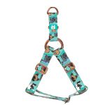 French Bulldog, blue - Step-in harness - april & june
