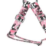 Boston Terrier, pink - Step-in harness - april & june