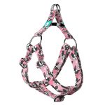 Boston Terrier, pink - Step-in harness - april & june