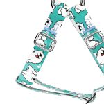 Samoyed, blue - Step-in harness - april & june