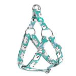 Samoyed, blue - Step-in harness - april & june