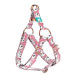 Samoyed, pink - Step-in harness - april & june