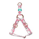 Samoyed, pink - Step-in harness - april & june