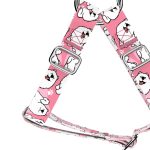 Samoyed, pink - Step-in harness - april & june