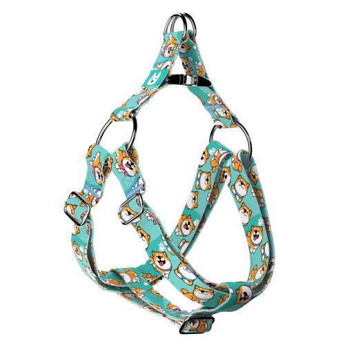 Shiba Inu, blue - Step-in harness - april & june