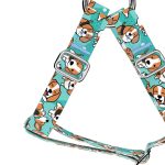 Beagle, kék - Belelépős Kutyahám - blue - april & june