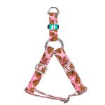 Vizsla, pink - Step-in harness - april & june