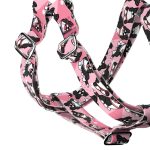 Border collie, rózsaszín - Belelépős Kutyahám - pink - april & june