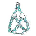 West Highland White Terrier, blue - Step-in harness - april & june