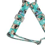 Mopsz, kék - Belelépős Kutyahám - Pug, blue - april & june