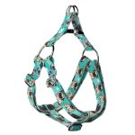 Mopsz, kék - Belelépős Kutyahám - Pug, blue - april & june