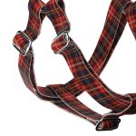 Klasszikus Piros Kockás - Belelépős Kutyahám - Classic Christmas Tartan Red - april & june