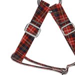 Klasszikus Piros Kockás - Belelépős Kutyahám - Classic Christmas Tartan Red - april & june