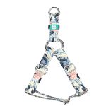 Kék és rózsaszín trópusi levelek - Belelépős Kutyahám - Blue and Pink Tropical Leaves - april & june