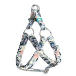 Kék és rózsaszín trópusi levelek - Belelépős Kutyahám - Blue and Pink Tropical Leaves - april & june