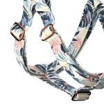 Kék és rózsaszín trópusi levelek - Belelépős Kutyahám - Blue and Pink Tropical Leaves - april & june