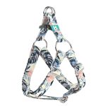 Kék és rózsaszín trópusi levelek - Belelépős Kutyahám - Blue and Pink Tropical Leaves - april & june