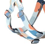 Pasztell kék és barack - Belelépős Kutyahám - Pastel blue and peach - april & june