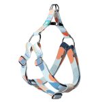 Pasztell kék és barack - Belelépős Kutyahám - Pastel blue and peach - april & june