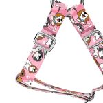 Spániel - Cavalier, rózsaszín - Belelépős Kutyahám - pink - april & june