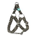 Bézs foltok fekete alapon - Belelépős Kutyahám - april & june