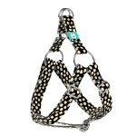 Bézs foltok fekete alapon - Belelépős Kutyahám - april & june